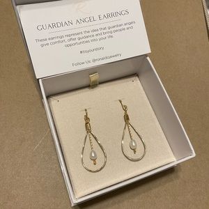 Ronaldo Earrings - “Guardian Angel” New in Box